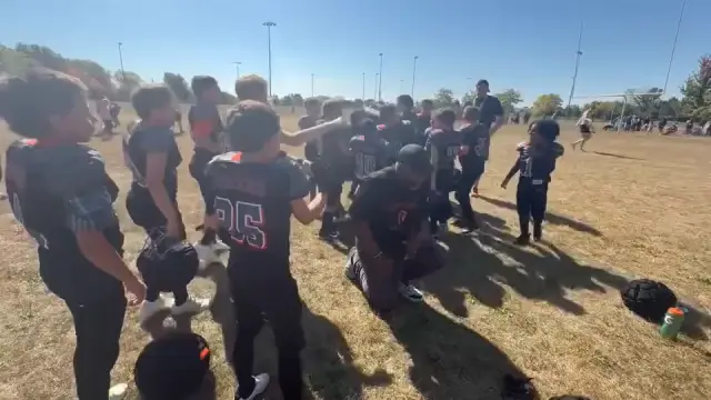 Jr Pacers players give the coaches the cold-water treatment