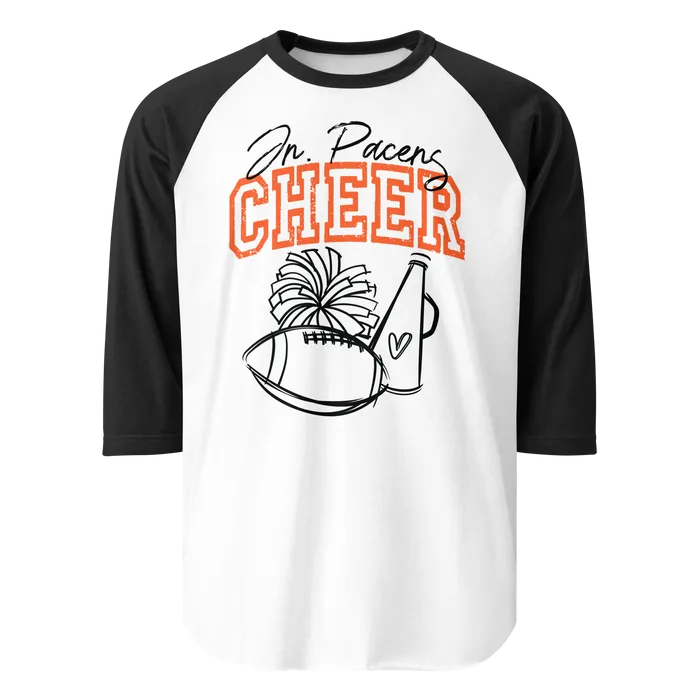 Cheer Raglan Tee — Delaware Jr Pacers