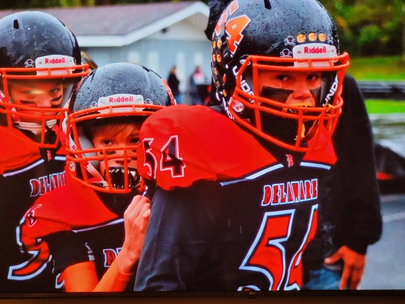 Two Jr Pacers teammates on game day